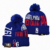 Philadelphia 76ers Team Logo Knit Hat YD (1),baseball caps,new era cap wholesale,wholesale hats